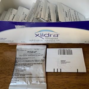 Xiidra ophthalmic 60 single use containers New